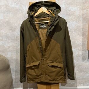 Champion Two-Tone Olive Hooded Field Jacket